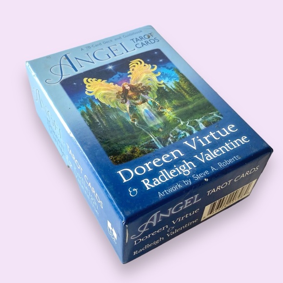 Angel Tarot 78 Card Deck Physical Guidebook Doreen Virtue & Radleigh Valentine - Picture 14 of 15